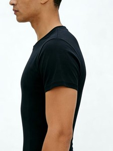 Camiseta de Cuello Redondo y Manga Corta para Hombre, Mujer y Niños, Tallas Grandes, 100% Algodón, Personalizable con Logotipo OEM - Product Image 2