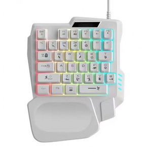 Clavier de jeu à une main avec sensation mécanique, ensemble clavier-souris Chicken Throne, <span class=keywords><strong>périphériques</strong></span> de jeu mobile - Product Image 2