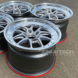 Jantes forgées monobloc concaves profondes en maille or champagne personnalisées XINLAI, 18-22 pouces, 5x112, 5x114.3, 5x120, jantes en alliage forgé pour BMW - Product Image 3