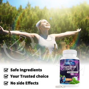 Cápsulas de citrato de magnesio natural puro, suplemento dietético al por mayor, cápsulas de citrato de magnesio para relajación muscular - Product Image 3