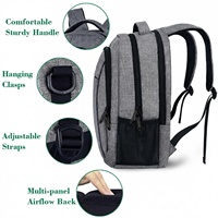Sac à dos intelligent antivol pour ordinateur portable, prix de gros abordable, résistant à l'eau, en polyester, personnalisable, pour femmes et hommes, idéal pour l'école et les voyages