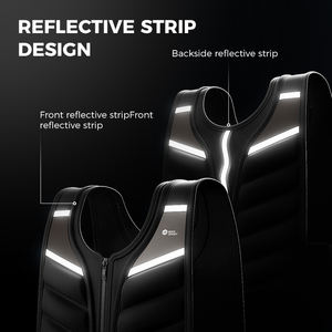 เสื้อกั๊กไนลอนระบายอากาศสำหรับวิ่งออกกำลังกายพร้อมวัสดุทนทาน20LB ความสามารถในการฝึกและออกกำลังกาย - Product Image 4