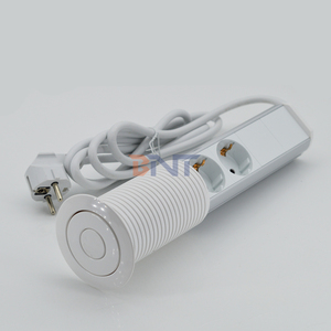 Prise de courant escamotable verticale BNT pour plan de travail de <span class=keywords><strong>cuisine</strong></span> avec chargeur USB rapide et prise personnalisable - Product Image 6