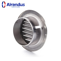 NOUVEAU HVACR ELN - Grille de ventilation industrielle en acier inoxydable, ventilateur de conduit, étanchéité sans fuite, résistant à la corrosion, diffuseur d'arômes