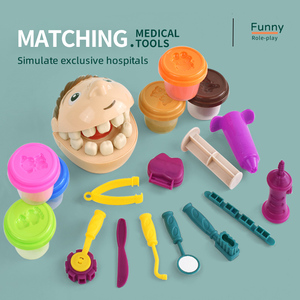 Juguetes <span class=keywords><strong>Enki</strong></span>, Juguetes de Plastilina para Niños, Juego de Dentista, Arcilla de Colores, Set de Plastilina para Niños - Product Image 4