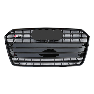 Griglia Frontale RS7 per <span class=keywords><strong>Audi</strong></span> A7 2016-2018, Kit Carrozzeria <span class=keywords><strong>Nero</strong></span> Lucido di Alta Qualità, Facile Installazione, Upgrade S7 - Product Image 1