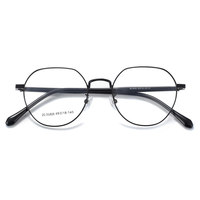 Montures de lunettes optiques en métal personnalisées en gros, montures de lunettes de créateur tendance, montures de lunettes de luxe