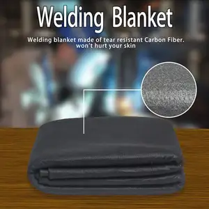 Felt Carbon Fiber Blanket Black 2/3/4/5/7/8/10 MM High Temp Felt Carbon Fiber Welding Blankets Heat Flame Resistant Fabric