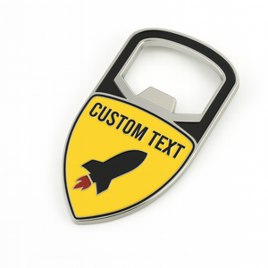 Regalos de recuerdo promocionales Logotipo personalizado Imanes de nevera de metal Abrebotellas Forma Imán Abridor de cerveza Etiqueta magnética para suministros - Product Image 6