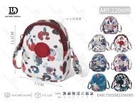 Borsa a tracolla floreale da donna in poliestere con chiusura a cerniera per tutte le stagioni, stile alla moda - Product Image 1