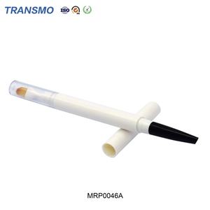 Emballage de crayon à sourcils en plastique personnalisé en gros, double extrémité, conteneur vide pour crayon à sourcils cosmétique avec brosse - Product Image 4