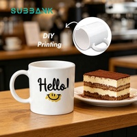 Tasses à sublimation Subbank 11oz 20oz tasses vierges de sublimation en céramique blanche à vendre fournisseur de tasses à sublimation