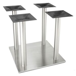 WEKIS Stainless Steel <b>Square</b> Style Indoor Columns Boardroom <b>Tables</b> Meeting Rooms Large Work Pedestal Round <b>Table</b> Bases - Product Image 5