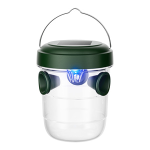 Trappola Solare per Vespe da Esterno con Luce UV <span class=keywords><strong>e</strong></span> Contenitore per Esche, per Vespe, Calabroni <span class=keywords><strong>e</strong></span> Altri Insetti Volanti in Giardino - Product Image 2