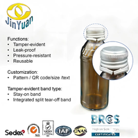Bouchon en aluminium ROPP 28 mm de qualité alimentaire avec bande/anneau de sécurité inviolable pour bouteilles de boissons, sodas, jus et eau