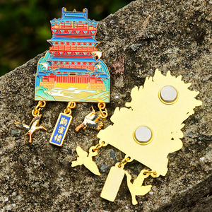 Custom Metal Fridge Magnets-Waterproof Eco-friendly Strong Magnetic Souvenirs with 3D Logo Design - Product Image 2