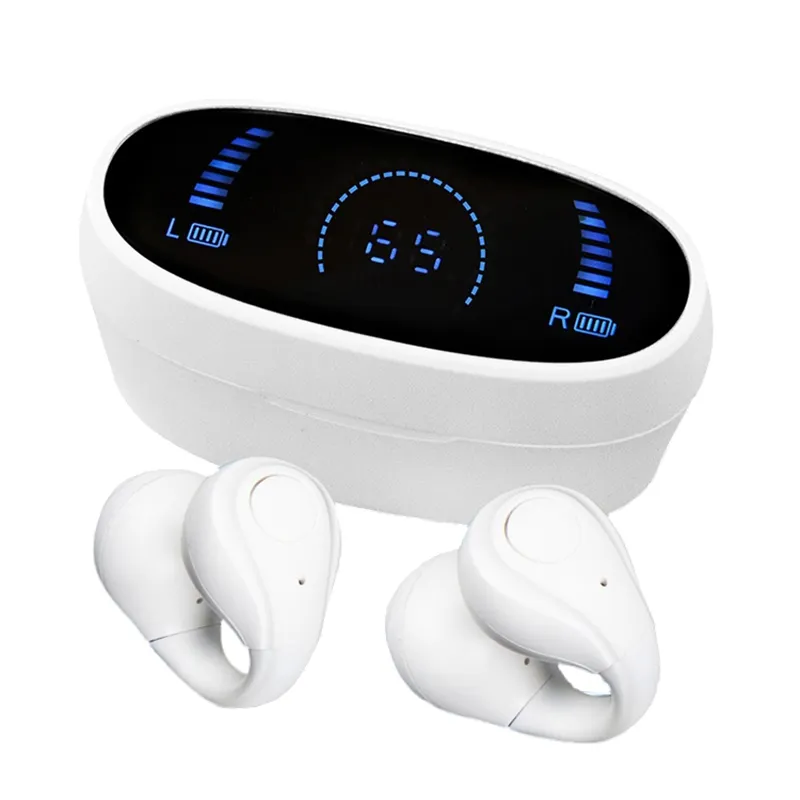 Novo modelo privado OWS Fones De Ouvido S09 Clip Ear On Ear Wireless Stereo Sound Air Condução Headset