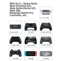 8 en 1 Capuchons de joystick en silicone haute et basse adhérence antidérapants pour Steam Deck et manette Switch Pro Accessoires de jeu