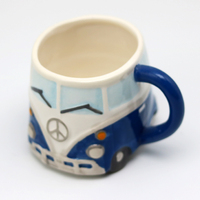 Venta al por mayor de tazas de café de cerámica personalizables colores rojo verde azul naranja taza personalizada caja con cuchara accesorio
