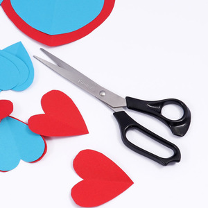 Foska kéo <span class=keywords><strong>8</strong></span> inch mềm thoải mái-grip xử lý nhọn lưỡi 4mm Độ dày nhiệm vụ nặng nề kéo cho cắt thủ công - Product Image 6