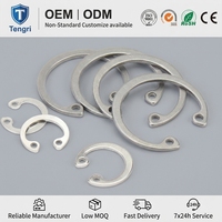 Durable Stainless Steel 304 GB894 External C-type Snap Hole Retaining Ring for Shaft