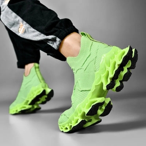 Chaussures de sport décontractées montantes pour hommes et femmes, antidérapantes, en maille respirante, chaussures de course, nouvelle lame, chaussette, jogging en plein air, marche en <span class=keywords><strong>ville</strong></span>, haute - Product Image 6