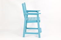 Chaises Adirondack hautes, tabourets de bar de patio avec plateau de connexion, chaise Adirondack de hauteur bar pour terrasses extérieures