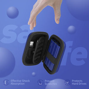 Yinke – étui de transport Compatible avec Samsung <span class=keywords><strong>T7</strong></span> <span class=keywords><strong>Shield</strong></span>/<span class=keywords><strong>T7</strong></span>/<span class=keywords><strong>T7</strong></span> Touch Portable SSD dur EVA Portable voyage stockage housse de protection - Product Image 2