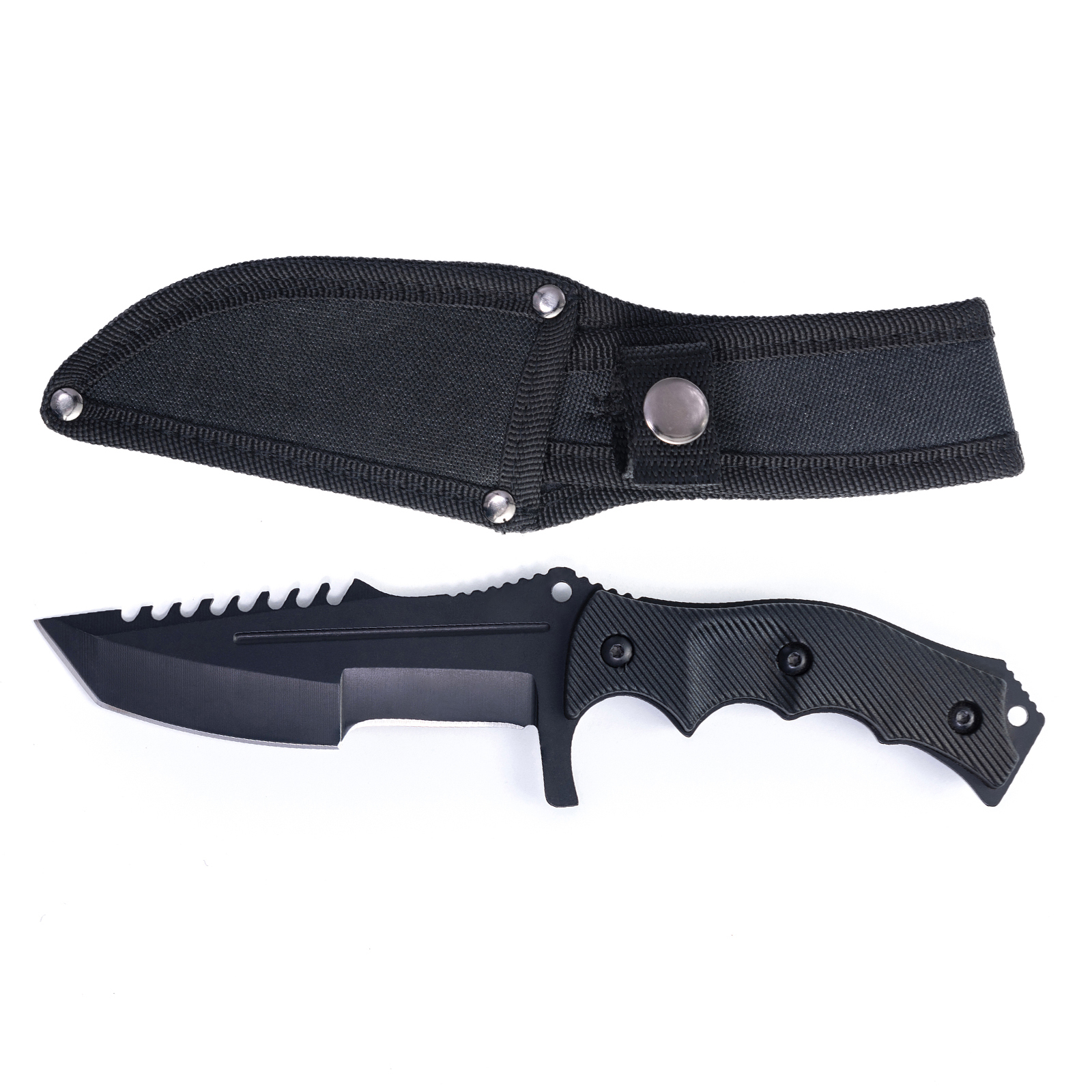 OEM Outdoor Knives With Sheath Black Tactical Survival Army Military Hunting Fixed Blade Knife
