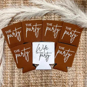 Wedding Neoprene tay áo "vợ của Đảng" cup Sleeve Set Có thể mát hơn - Product Image 4