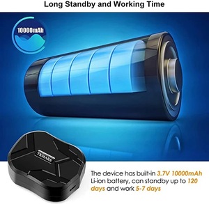Winnes TKSTAR impermeable GPS Tracker <span class=keywords><strong>TK905B</strong></span> para vehículo/camión/coches 10000mAh Batería 2G/4G localizador Android IOS aplicaciones tablero - Product Image 5