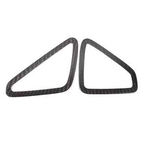 リアルカーボンファイバー 3K ツイル織り 光沢仕上げ 高級保護 ダッシュボード エアベント フレームトリムカバー 2ピースセット BMW X5 インテリア - Product Image 1