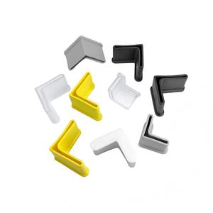 Capuchon de protection en PVC pour profilé en L, couvercle de pied pour profilé d'angle, capuchon d'extrémité pour support de rack, fabriqué en Chine - Product Image 1