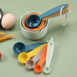 Nhà bếp muỗng canh dụng cụ đo lường đặt 10 mảnh cốc nhựa và thìa để nấu Cà phê bột gia vị nhỏ muỗng canh - Product Image 6