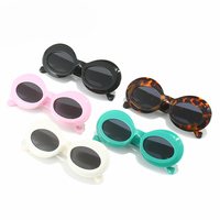 Twooo 2767 OEM UV400 Lunettes de soleil mode pour femmes à monture ronde personnalisée