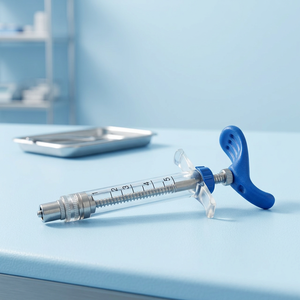 Seringue vétérinaire professionnelle durable, écologique, réutilisable, en acier inoxydable de qualité A+, stérilisable, hygiénique, logo personnalisé - Product Image 3