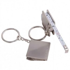 Cinta Métrica Retráctil con Logotipo Personalizado, Llavero con Cinta Métrica, Cinta Métrica Compacta para Bolsillos de Bolsos, Llaves, Portátil - Product Image 4