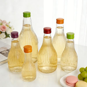 Botellas <span class=keywords><strong>de</strong></span> Vidrio Especiales <span class=keywords><strong>de</strong></span> 100 ml, 200 ml, 250 ml, 350 ml, 500 ml, 730 ml con Rayas Verticales para Bebidas, <span class=keywords><strong>Vino</strong></span> <span class=keywords><strong>de</strong></span> Frutas, con Tapa <span class=keywords><strong>de</strong></span> Aluminio ROPP - Product Image 2