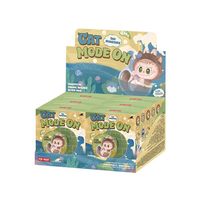 Boîte Mystère POP MART The MONSTERS Mode Chat sur Support Téléphone Magnétique Blind Box Labubu Support de Téléphone Portable Mignon Cadeau de Collection