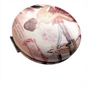 Llavero con Espejo <span class=keywords><strong>de</strong></span> Maquillaje <span class=keywords><strong>de</strong></span> Aleación <span class=keywords><strong>de</strong></span> Zinc Personalizado, Espejo Redondo Pequeño Rosa, Llavero con Flor, Regalo Promocional Ecológico con Logotipo Personalizado - Product Image 6