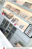Table de manucure professionnelle haut de gamme Yicheng Beauty, bureau de manucure moderne pour spa de luxe avec tiroirs