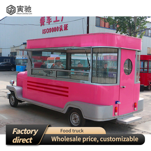 YC-T13 En Acier Inoxydable En Plein Air Restauration Camion Voiture Cuisine Mobile pour Snack Alimentaire Hotdogs Chips Crème Glacée Fast <span class=keywords><strong>Food</strong></span> Concession - Product Image 3