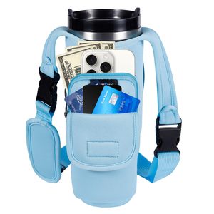 Bolsas de Gimnasio Magnéticas para Hombre y Mujer, Bolsa Magnética para Botella de Agua, Bolsa Bandolera para Botella Stanley con Porta Tarjetas - Product Image 1