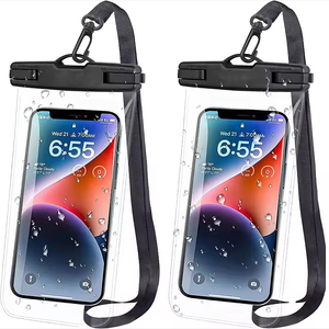 Pochette de téléphone étanche transparente personnalisée pour smartphone, idéale pour la natation - Product Image 1