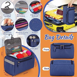 Kit de Ganchillo Portátil para Principiantes con Accesorios de Costura, Juego de Herramientas de Tejer de Tela y Plástico, Estilo Simple para Viajar - Product Image 4