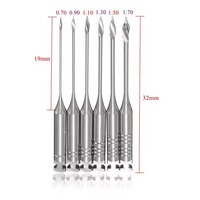 Fraiseurs endodontiques dentaires Gates, fraises Glidden, fraises Peeso, porte-pastes rotatifs, limeurs endodontiques rotatifs en acier inoxydable