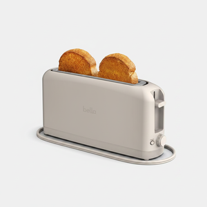 เครื่องปิ้งขนมปังแบบ 2 แผ่น ขนาดเล็ก พร้อมปุ่มควบคุมความร้อน 6 ระดับ ปุ่มรีฮีตและปุ่มยกเลิก สำหรับขนมปังซาวโดว์ สายไฟยาว 10 ฟุต ใช้ได้ทุกที่ - Product Image 2