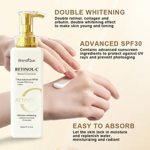 מרכיבי קרם מותג פרטי רטינול פרח אספרגוס ארביטין ויטמין C קרם הלבנה כפולה - Product Image 2