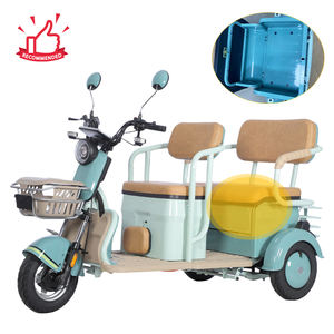 Vente en gros de tricycles électriques pour adultes <span class=keywords><strong>à</strong></span> 3 roues de 600W pour passagers et marchandises pousse-pousse automatique <span class=keywords><strong>à</strong></span> trois roues avec cabine - Product Image 1