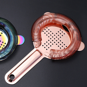 Colador de Barra Clásico de Acero Inoxidable Chapado en Oro Rosa para Vino, Herramienta de Barra Duradera con Diámetro de 5-10 cm y Longitud de 16 cm - Product Image 6